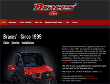 Tablet Screenshot of bracepower.com